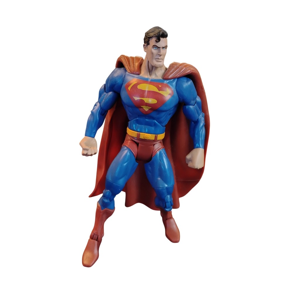 DC Comics Superman Action Figure Mattel 2003 Batman Series Blue Red 6 Inch
